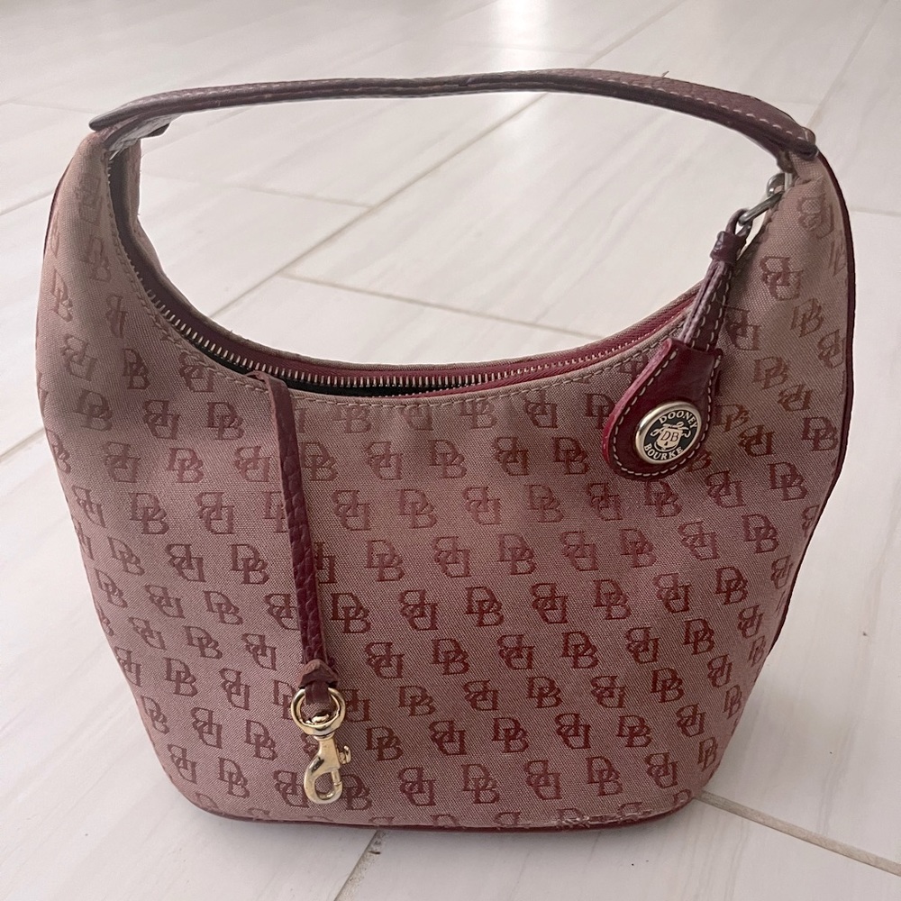 Dooney & Bourke Red Monogrammed Handbag